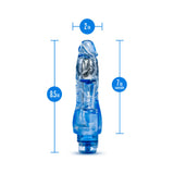 Naturally Yours Fantasy Vibe Realistic 8.5 inches Vibrating Dildo Blue