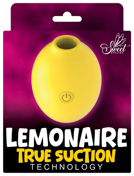 Lemonaire True Suction Massager Yellow packaging featuring innovative True Suction Technology.