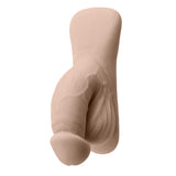 Gender X 4 Inch TPE Packer Dildo Vanilla featuring a realistic design with lifelike detail.