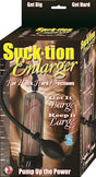 Suck-Tion Enlarger Smoke for Rock Hard Erections packaging featuring a penis pump highlighted for getting larger and maintaining erections.