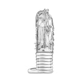 Blush Performance Enter The Dragon Textured Fantasy Pleasure Sleeve with Ball Strap Clear