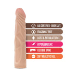 Blush X5 Plus Realistic 7.5 inches Posable Dildo Beige