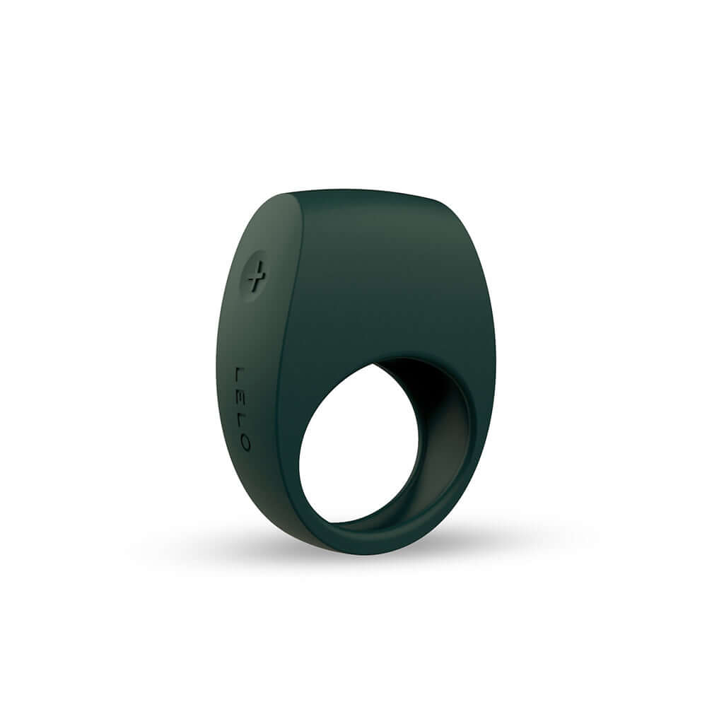 LELO Tor 2 Vibrating Couples Ring Green displayed against a white background, showcasing its sleek design.
