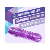 Naturally Yours Bump n' Grind Textured Slimline Vibrator Purple