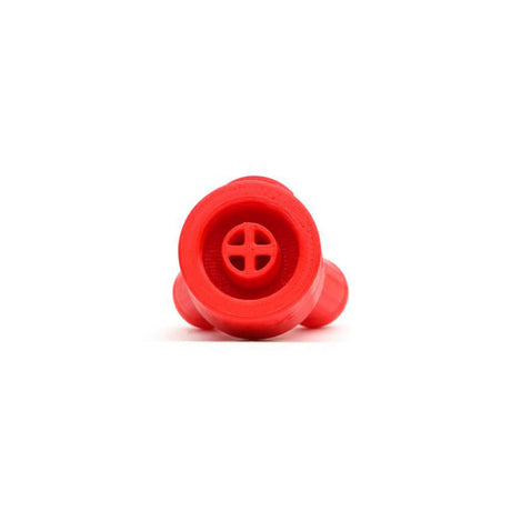 Xtrm Snffr 2.0 Leakproof Double Small Red mouthpiece with pressure release valve design.