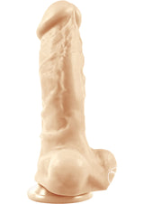Colours Pleasures Silicone Thick Dildo 5 inch Vanilla with realistic details and smooth texture.