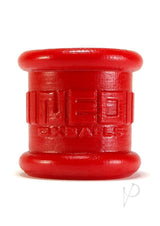 Oxballs Neo-Stretch Neo-Tall Silicone Ball Stretcher Red showcasing a vibrant red silicone design.