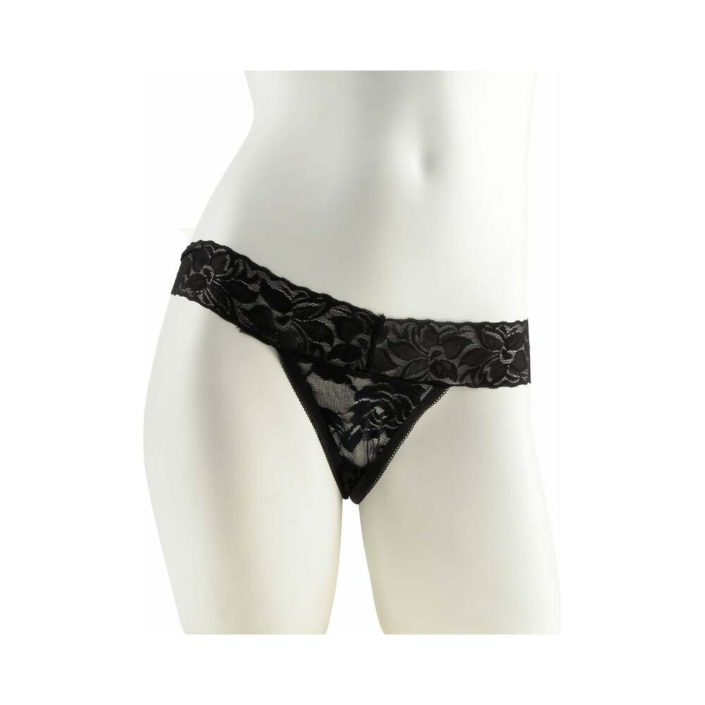 Fetish Fantasy Series Limited Edition Plus Size Remote Control Vibrating Panties Black