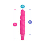 Blush Luxe Anastasia Silicone Slimline Vibrator Pink