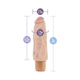 Dr. Skin Vibe 9 Realistic 7.5 inches Vibrating Dildo Beige