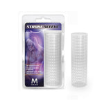 Blush M for Men Stroke Sleeve Reversible Stroker Clear