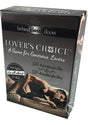 Behind Closed Door Lovers Choice Game For Couples boxed set showcasing activities for couples intimacy and connection.