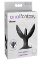 Anal Fantasy Collection Insta-Gaper Silicone Plug Expander packaged for easy use and enjoyment in a sleek design.