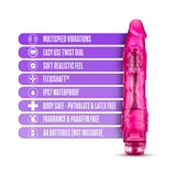 B Yours Vibe 1 Realistic 9 inches Vibrating Dildo Pink