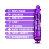 B Yours Vibe 1 Realistic 9 inches Vibrating Dildo Purple