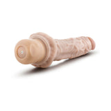 Dr. Skin Vibe 8 Realistic 9.75 inches Vibrating Dildo Beige