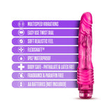 B Yours Vibe 2 Realistic 9 inches Vibrating Dildo Pink