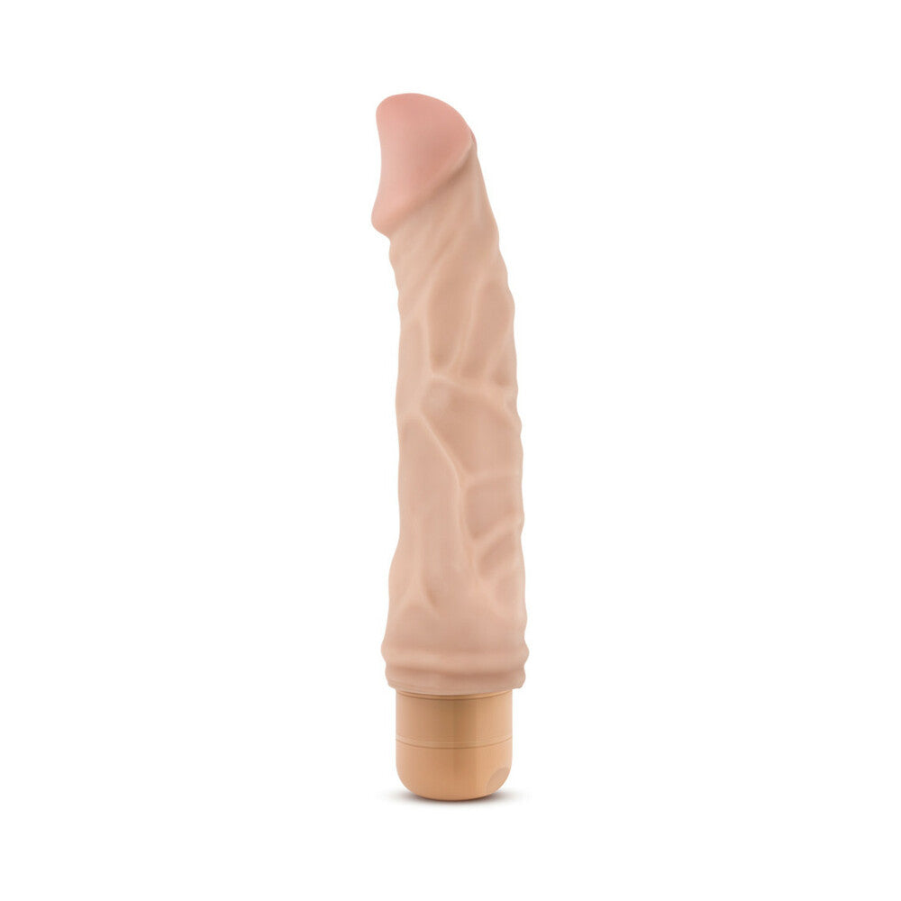 Dr. Skin Vibe 6 Realistic 8.75 inches Vibrating Dildo Beige