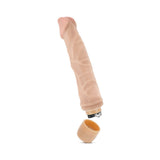 Dr. Skin Vibe 6 Realistic 8.75 inches Vibrating Dildo Beige