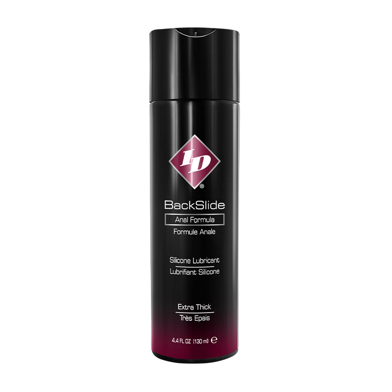 ID BackSlide Silicone Anal Lubricant 4.4 oz Flip Cap Bottle