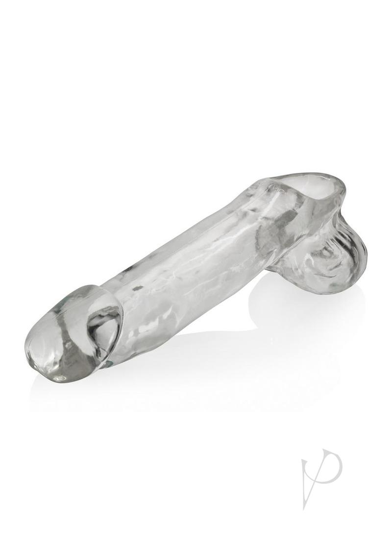 Oxballs Daddy Cock Sheath Clear, a clear cock extension designed for added length and girth.