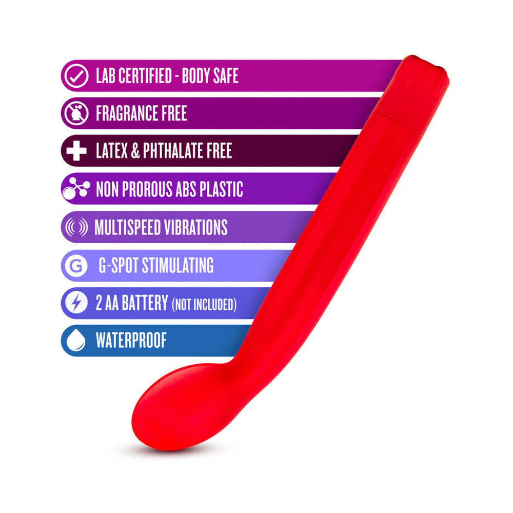 Blush Sexy Things G Slim Multispeed Slimline G-Spot Vibrator Red