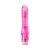 Naturally Yours Bump n' Grind Textured Slimline Vibrator Pink