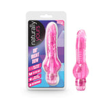 Naturally Yours Mr. Right Now Realistic 6.5 inches Vibrating Dildo Pink