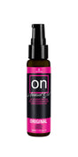 Sensuva On Arousal Gel Original 1 Oz bottle with black and pink design for enhanced pleasure.