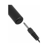Anal Fantasy Collection Vibrating Remote Control Silicone Plug Black
