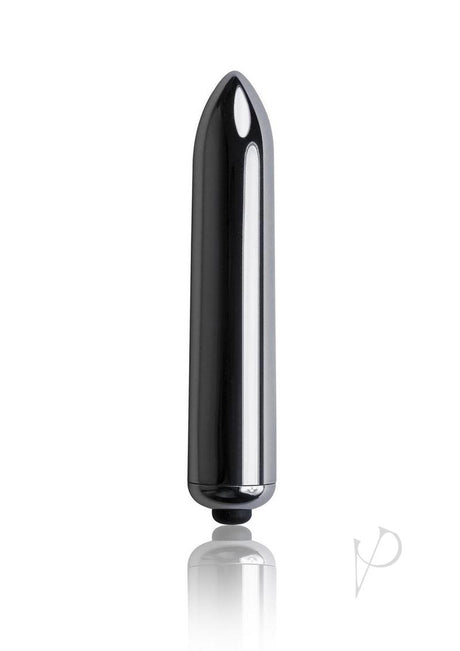 Ro-Zen Pro Silicone Cock Ring Vibrating Butt Plug Black is a sleek black dual-action pleasure device.