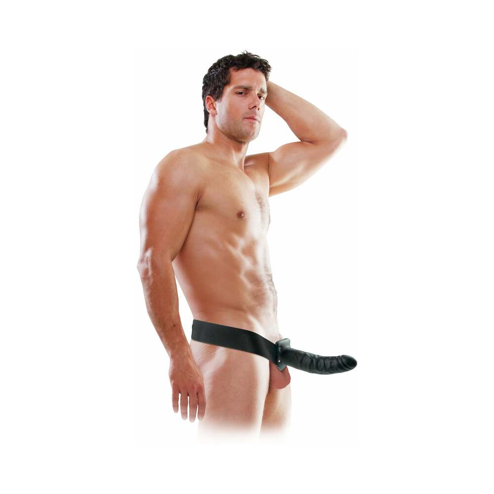 Fetish Fantasy Series 8 inches Hollow Strap-On Black