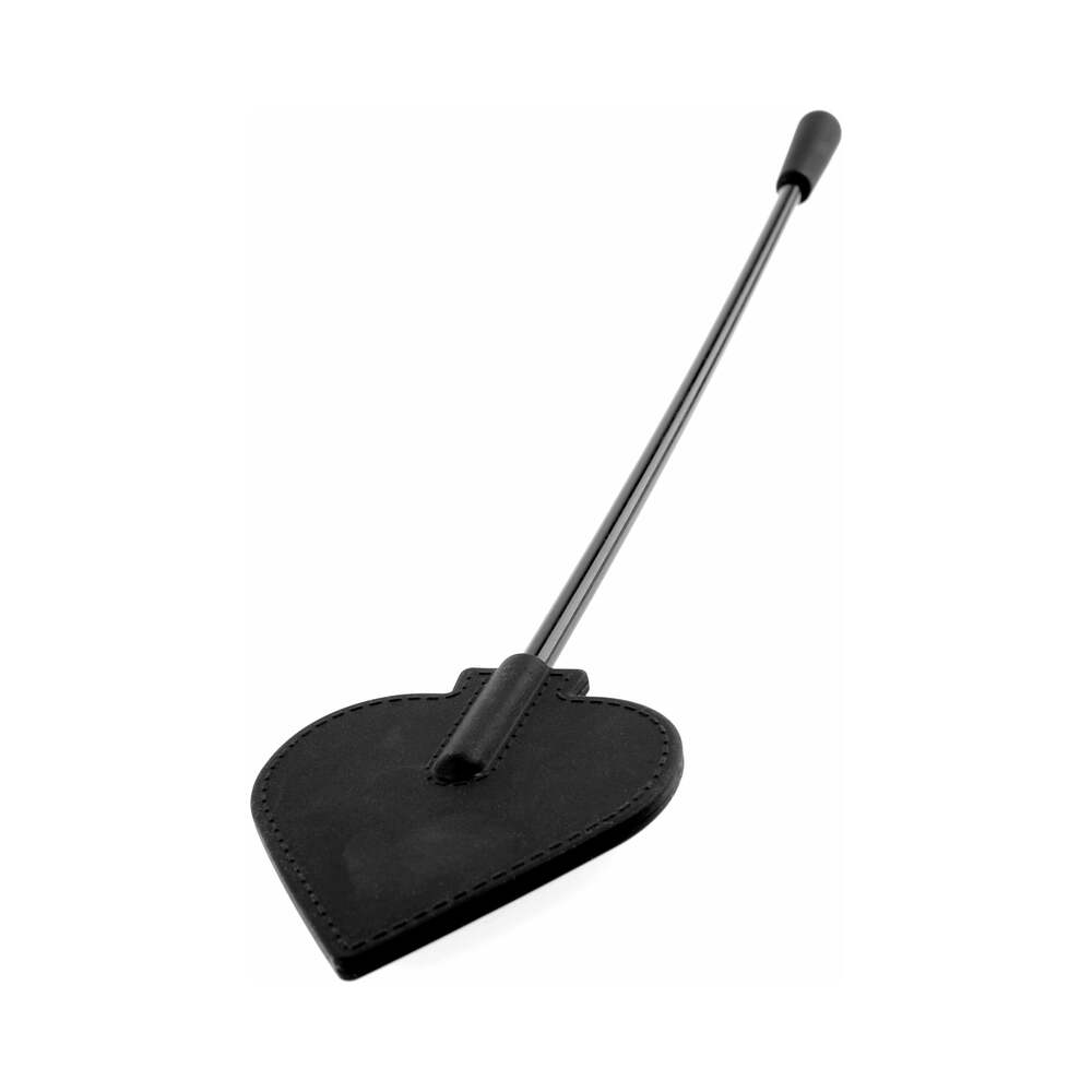 Fetish Fantasy Series Silicone Spade Crop Black