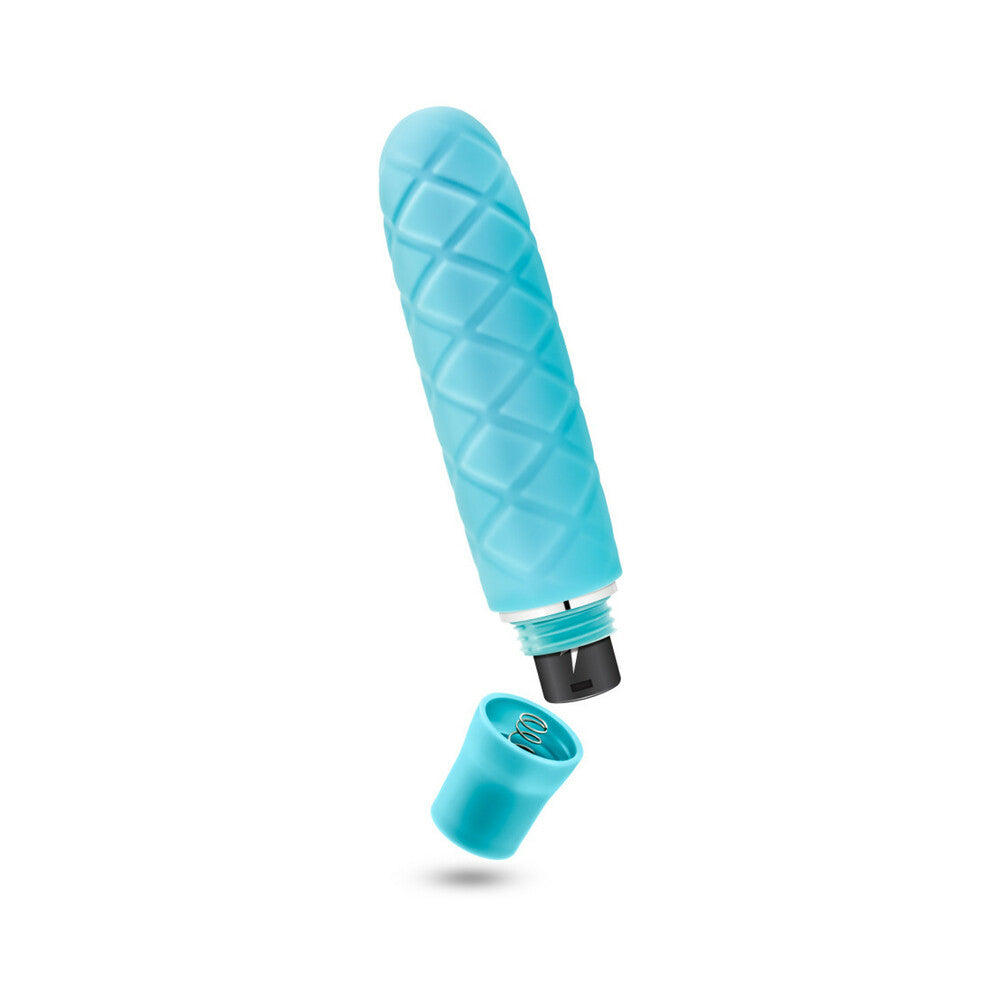 Blush Luxe Cozi Mini Silicone Slimline Vibrator Aqua