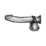 Blue Line C&B Gear V-style Cock Ring with Ball Divider