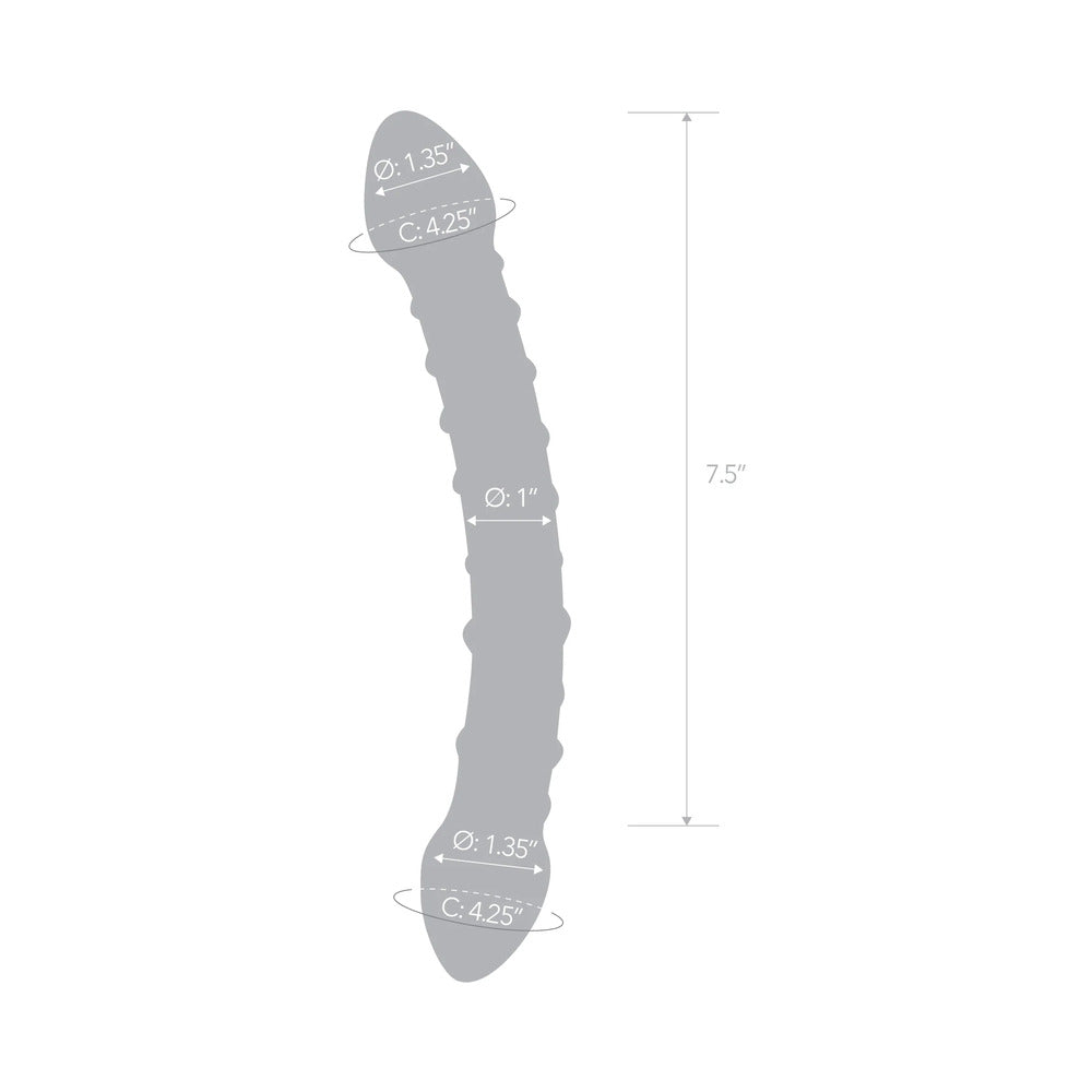 Glas 10 inches Double Trouble Glass Dildo