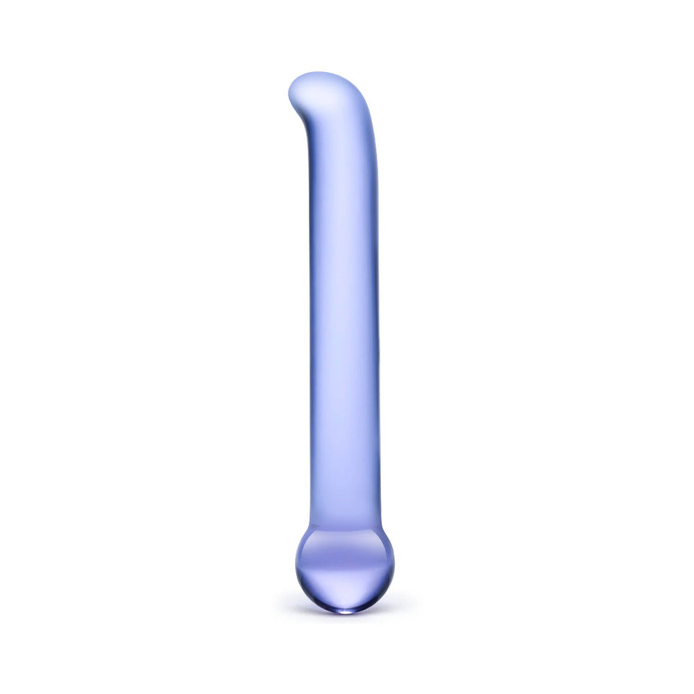 Glas 6.75 inches Purple G-Spot Tickler Glass Dildo