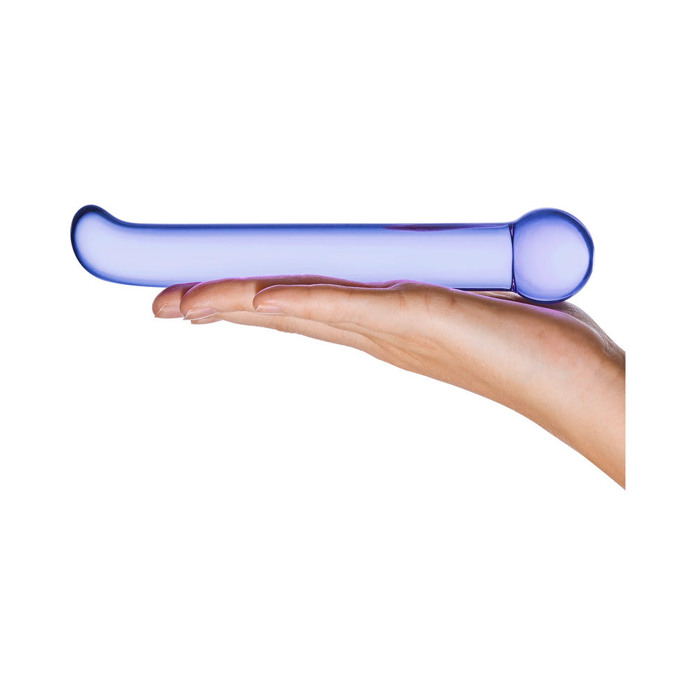 Glas 6.75 inches Purple G-Spot Tickler Glass Dildo