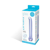 Glas 6.75 inches Purple G-Spot Tickler Glass Dildo