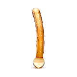Glas 7.5 inches Orange Tickler Glass Dildo