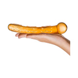 Glas 7.5 inches Orange Tickler Glass Dildo