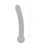 Glas 7.5 inches Orange Tickler Glass Dildo
