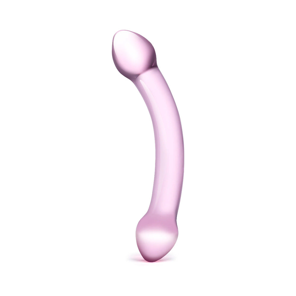 Glas 7.25 inches Double Trouble Purple Glass Dildo