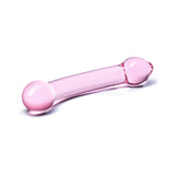 Glas 7.25 inches Double Trouble Purple Glass Dildo