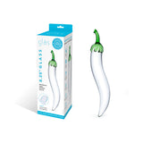 Glas 8.25 inches Glass Naturals Chili Pepper Dildo