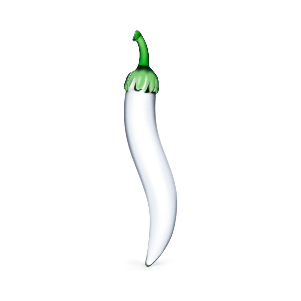 Glas 8.25 inches Glass Naturals Chili Pepper Dildo