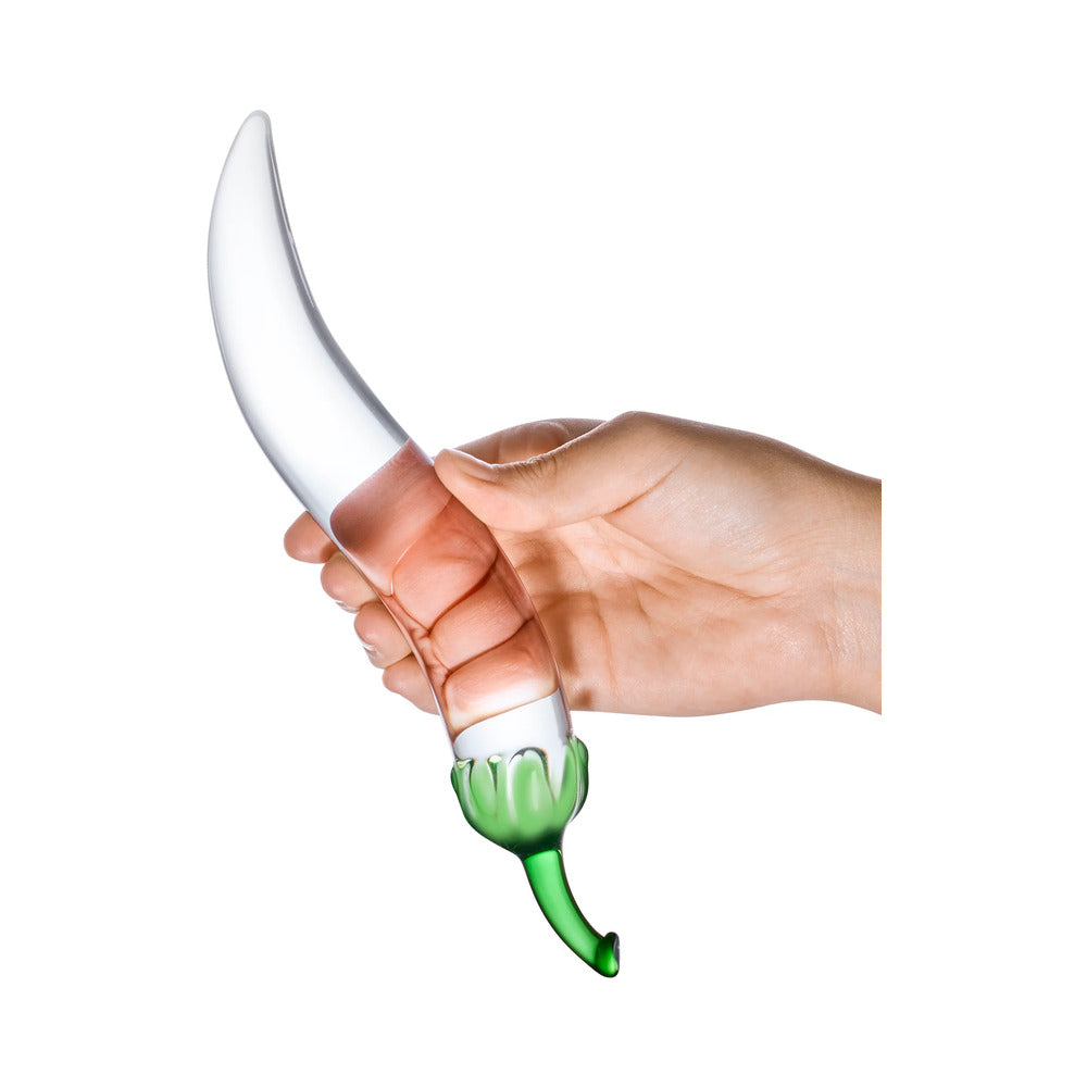 Glas 8.25 inches Glass Naturals Chili Pepper Dildo
