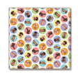 Little Genie Mini Penis Napkins 8 Pack featuring playful prints of comical penises in vibrant colors.