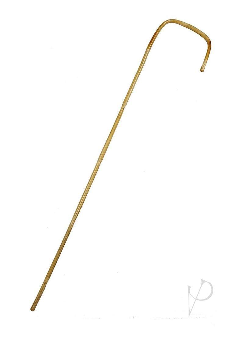 Rouge Bamboo Cane 29 inch Brown, natural bamboo cane for impact play and discipline.