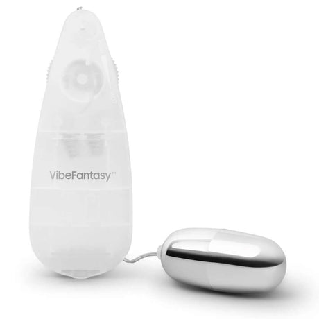 Vibefantasy Silver Bullet With Remote Control, sleek design and remote for powerful vibrations.